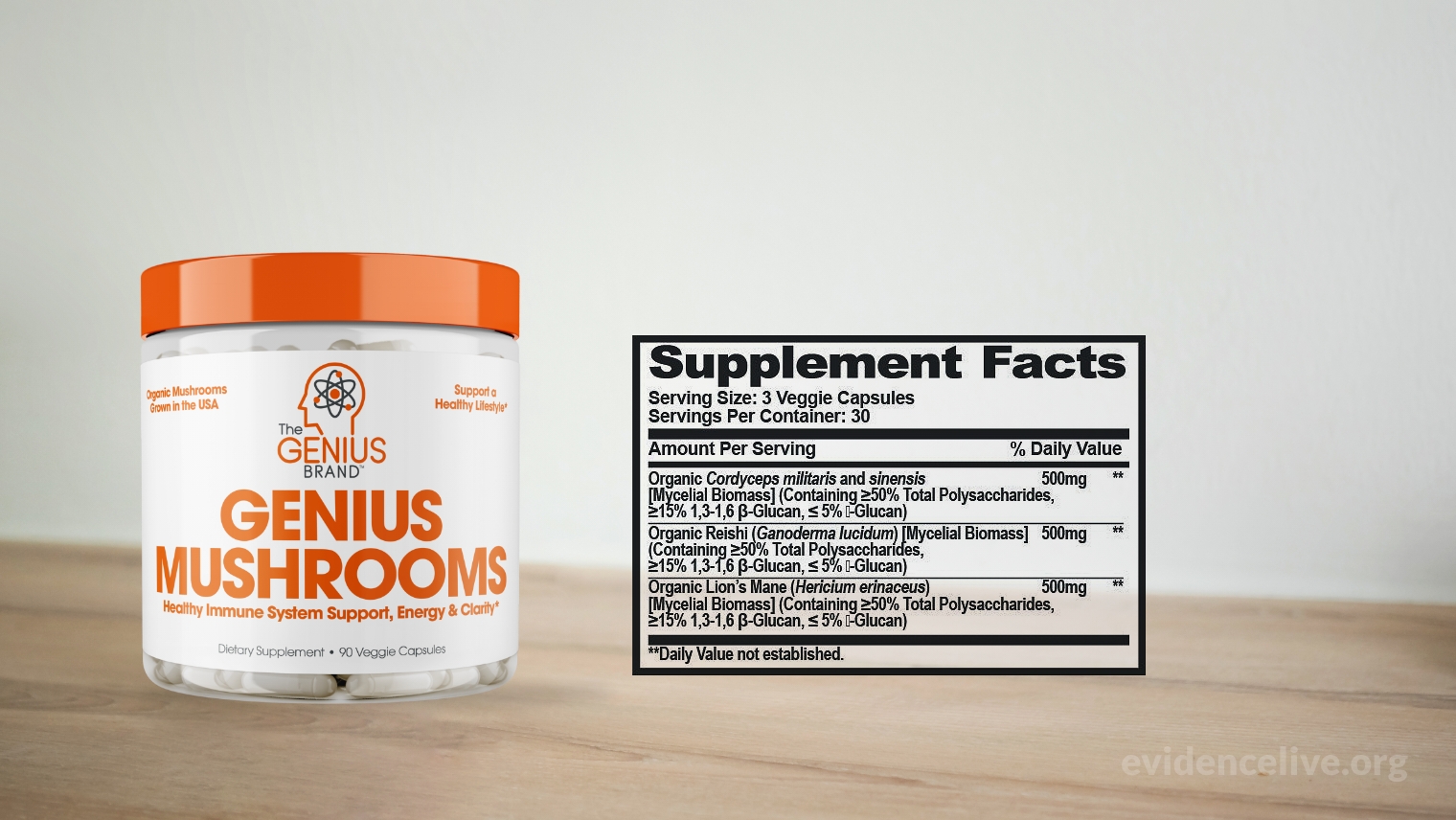Genius Mushrooms ingredients