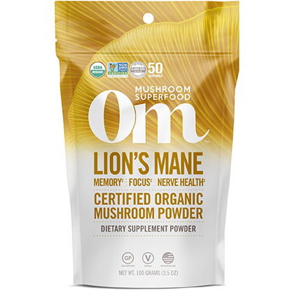 Om Mushroom Superfood Lion's Mane Organic Powder